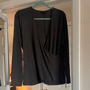 Elegant Grey Women's Top